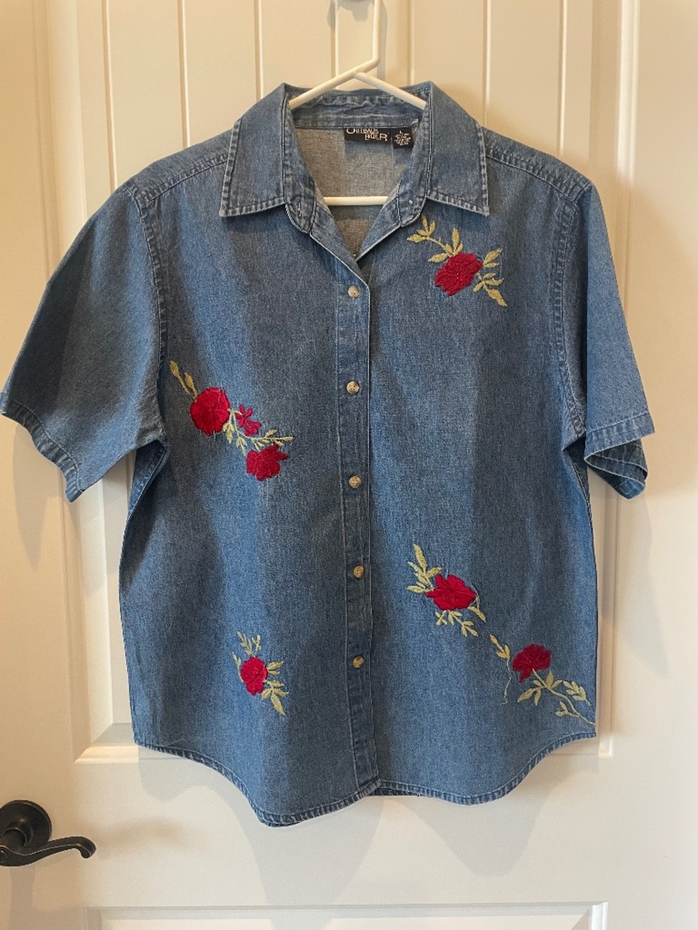 Outback Rider Embroidered Women's Top